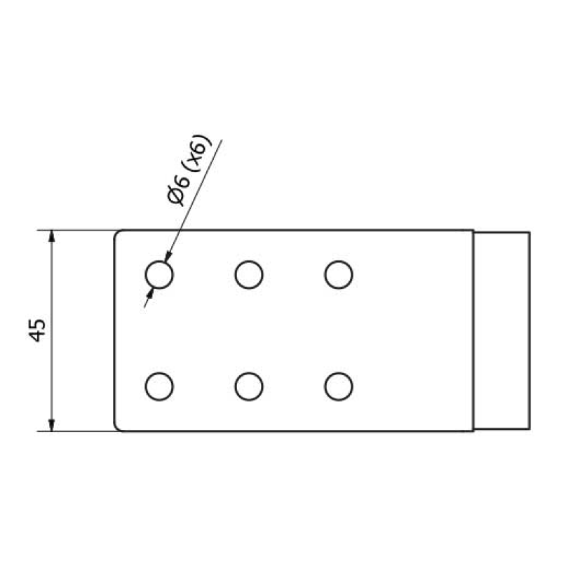 Side view technical drawing of the VT-AWS-L