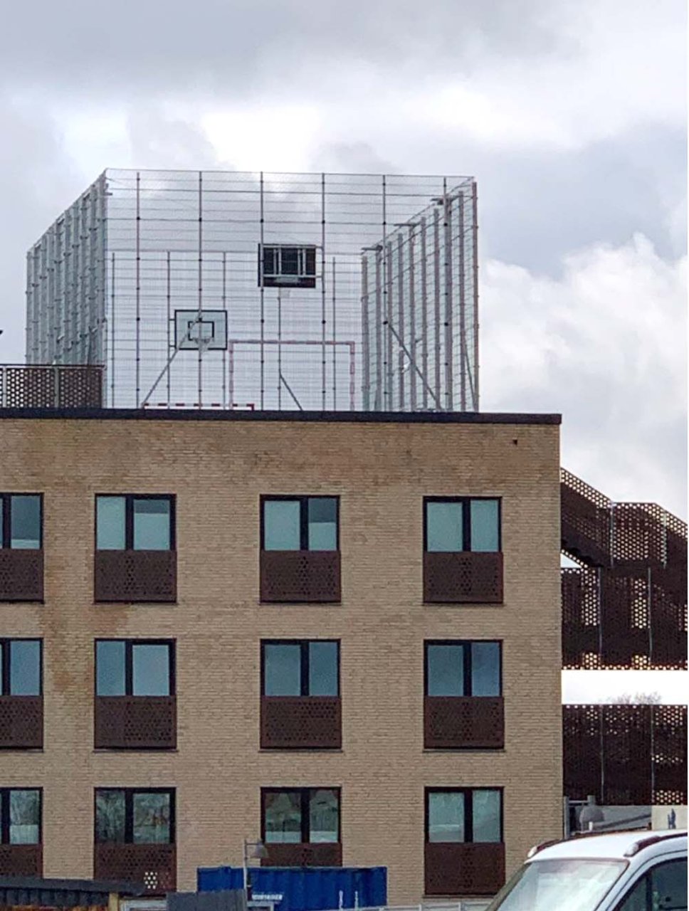 Image of Odense Basketball Court on Roof-Top