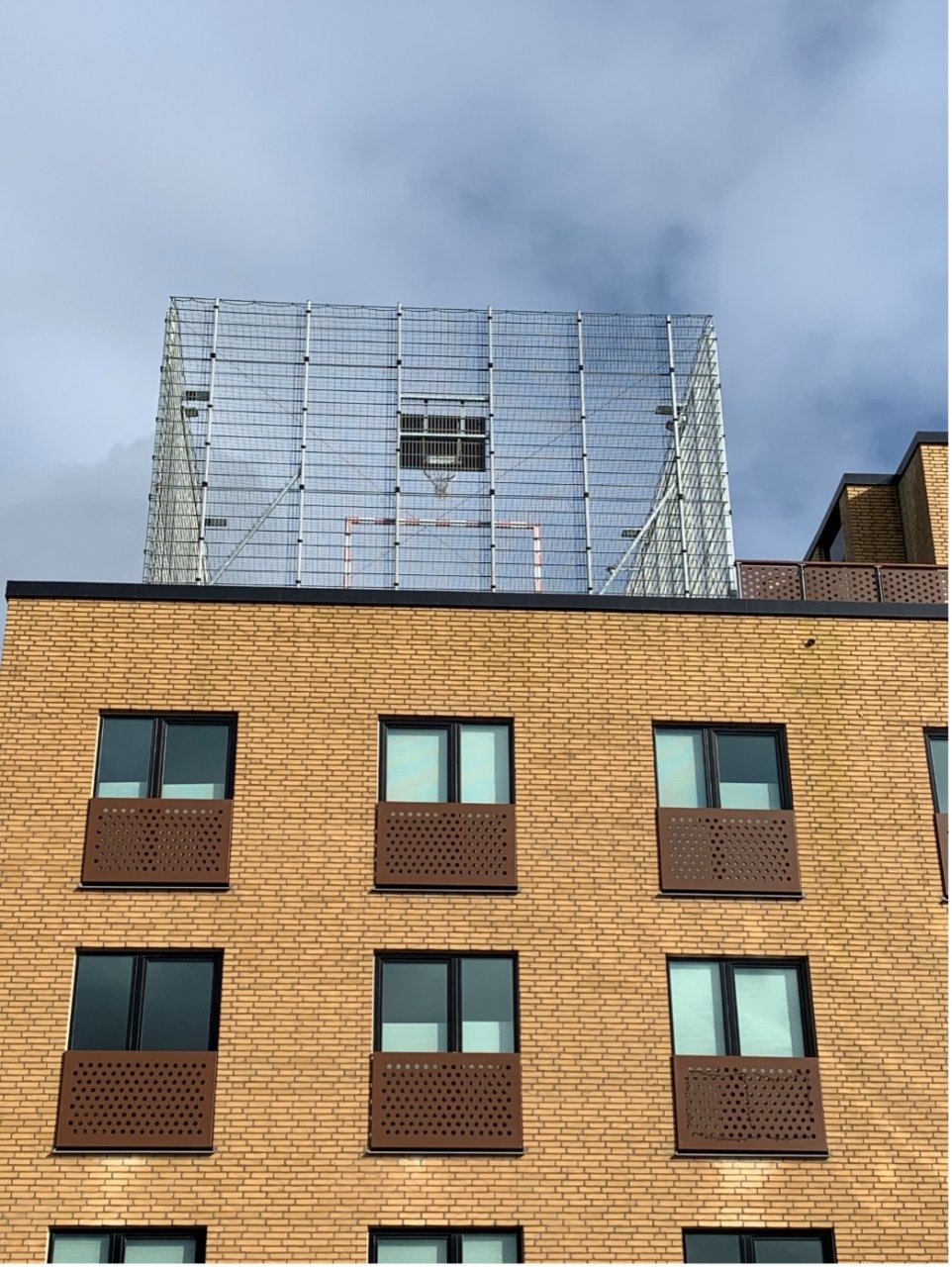 Image of Odense Basketball Court on Roof-Top