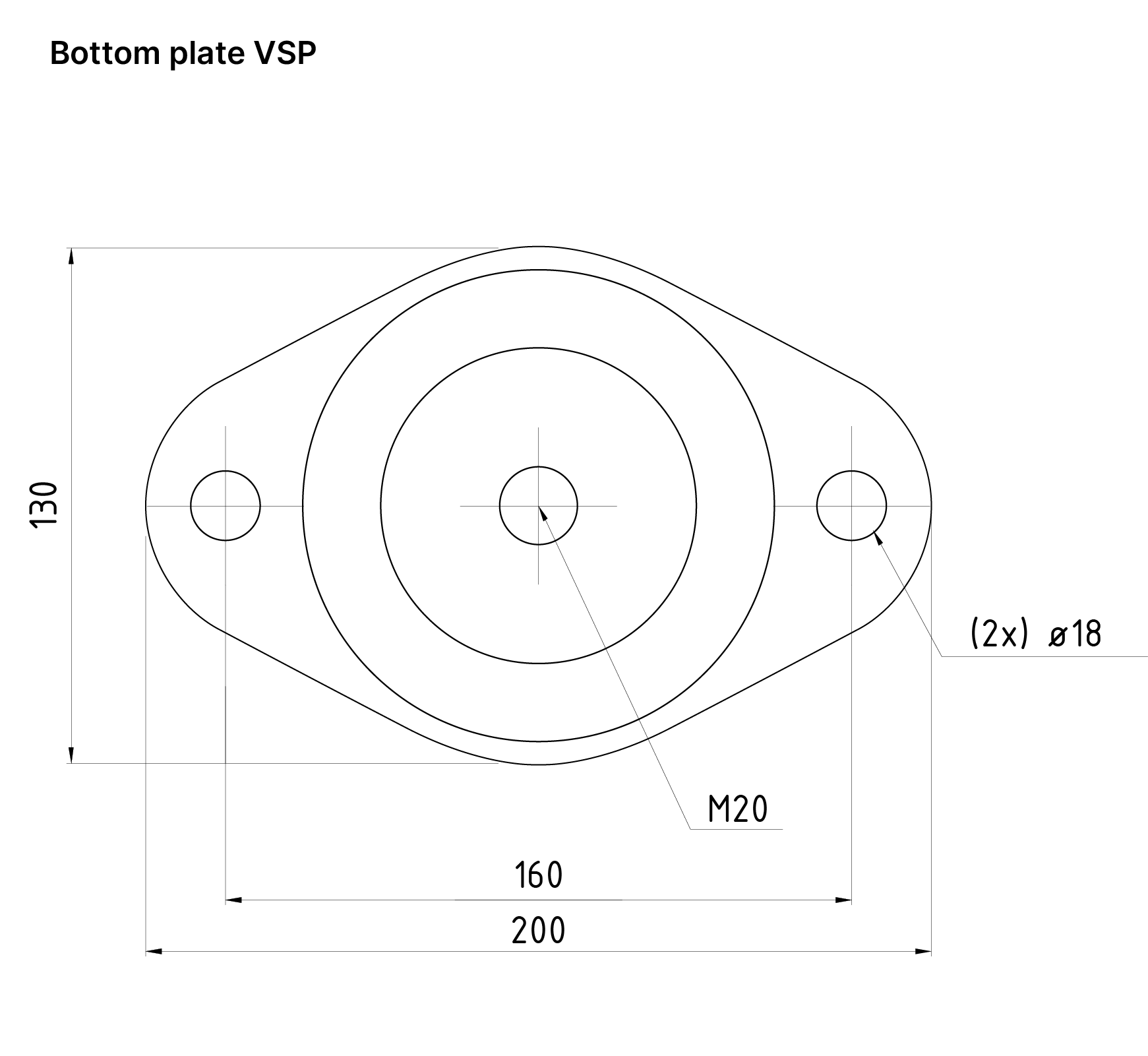 A picture of the isolator VT41XX with the VSP bottom plate