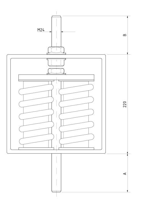 Spring Hanger VT4524-4X - Vibratec
