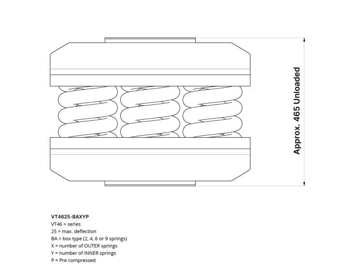 Spring Package VT4625-B - Vibratec