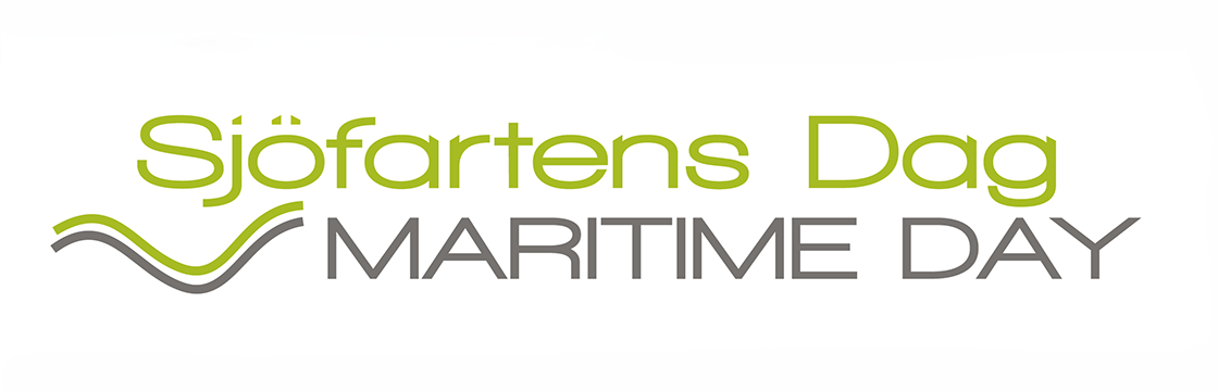 Bilde med teksten Sjöfartens Dag Maritime Day