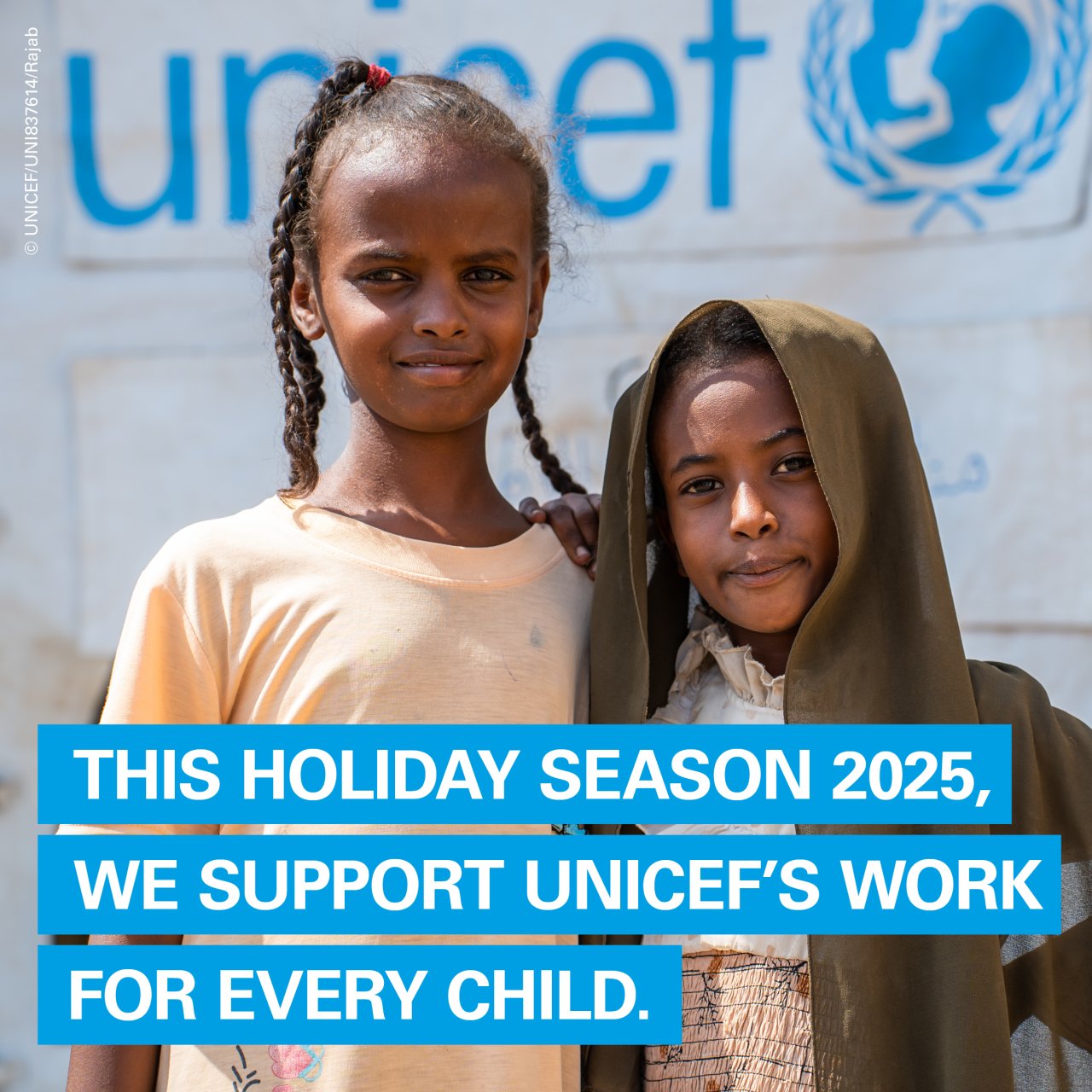 Pour les fêtes de fin d'année, Vibratec soutient l'UNICEF