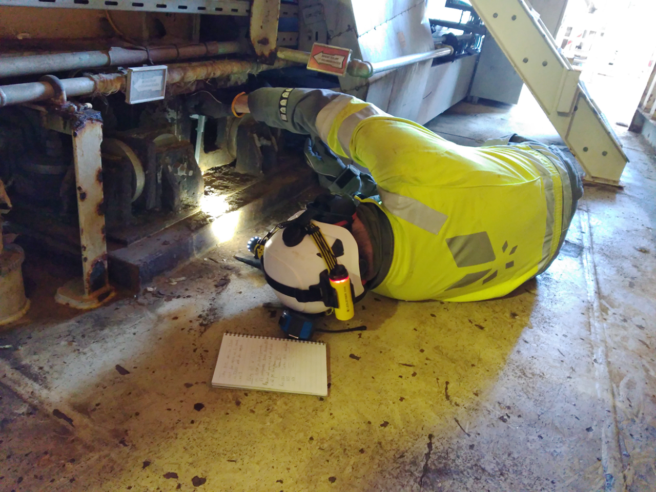 Billede af undersøgelse hos Snorre A