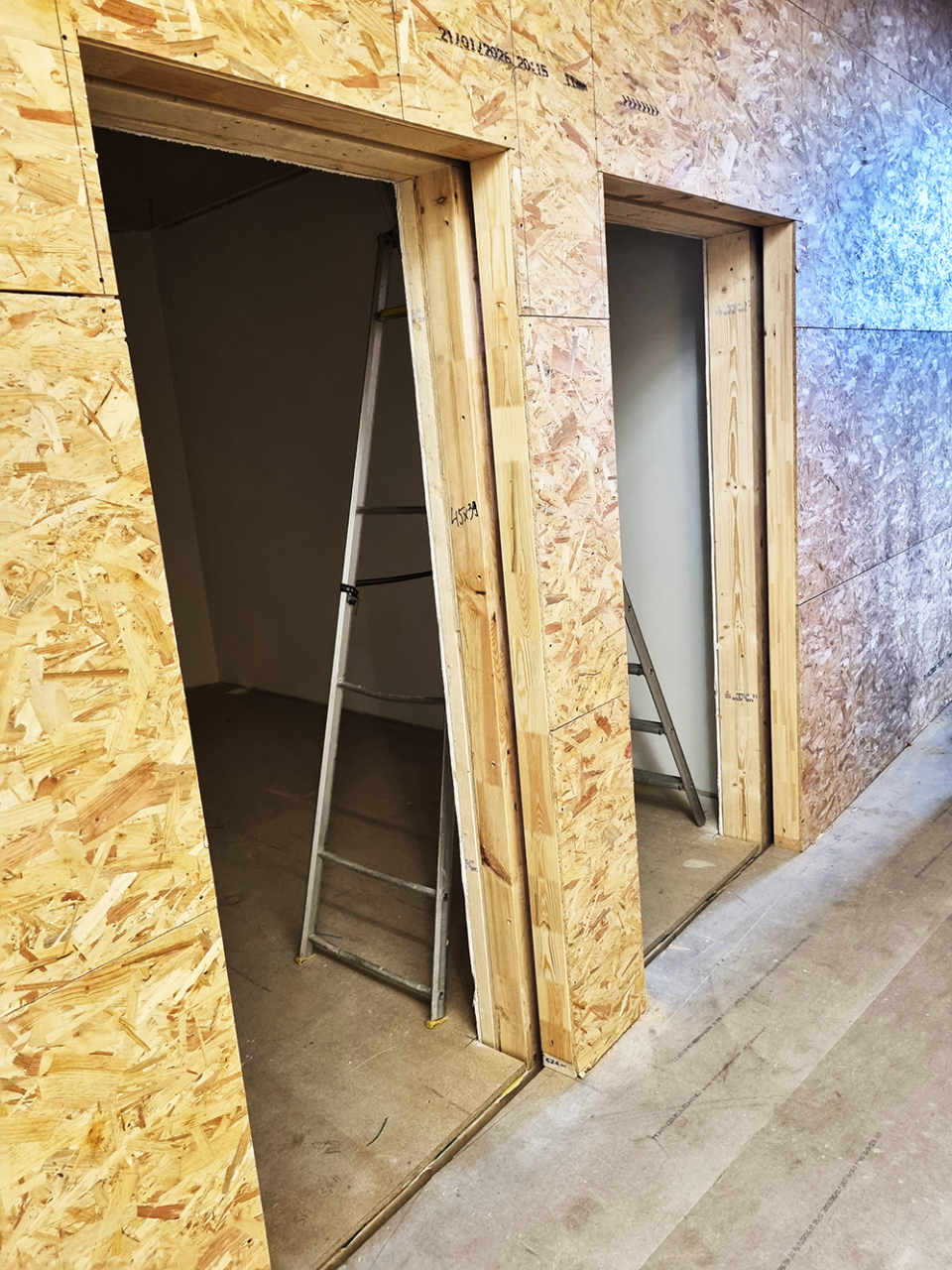 Image of room-in-room solutions under construction